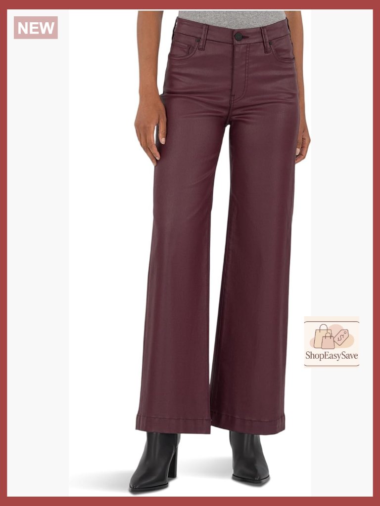 Casual High-Rise Wide Leg Jeans Stretchy Relaxed Fit Trendy Y2k Style